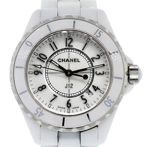 chanel women's watches white|chanel j12 price list.